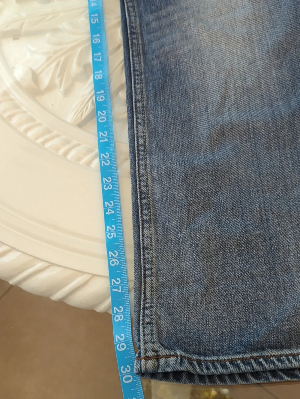 Banana Republic Men's Blue Denim Jeans - Classic Straight Fit 32x30